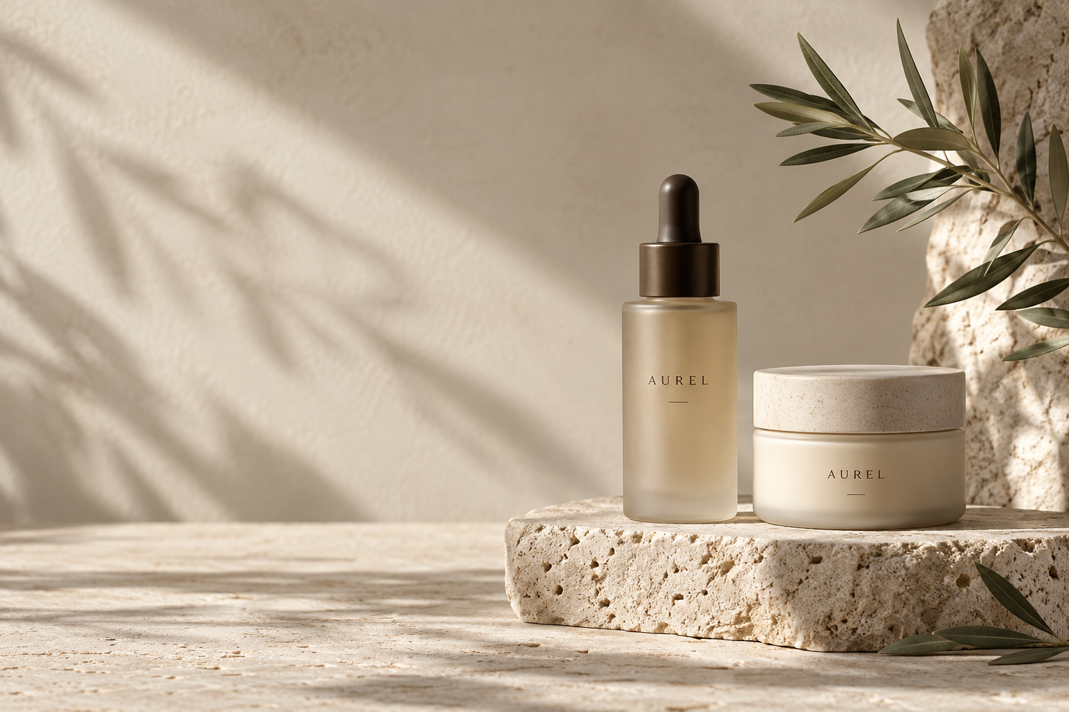 AUREL full skincare homepage concept